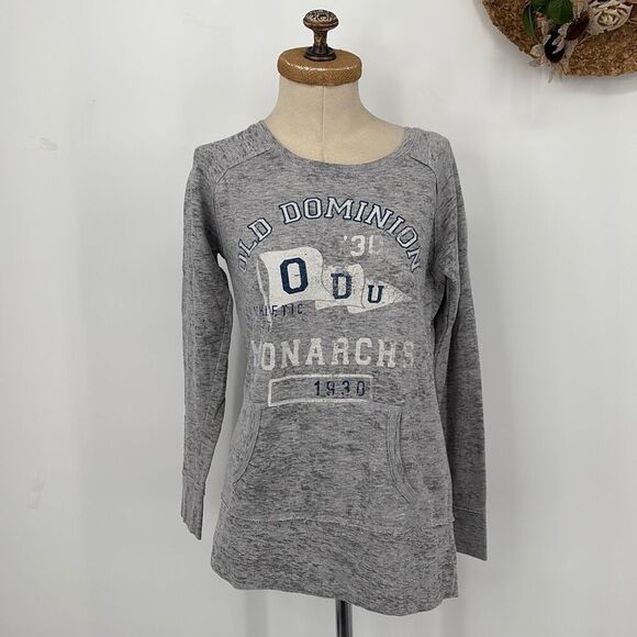Old Dominion Monarchs ODU Women's Sweatshirt Pocket Grey M - Picture 12 of 12